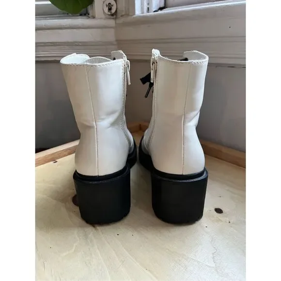 Off White Combat Boots Size 7 - Picture 4 of 7